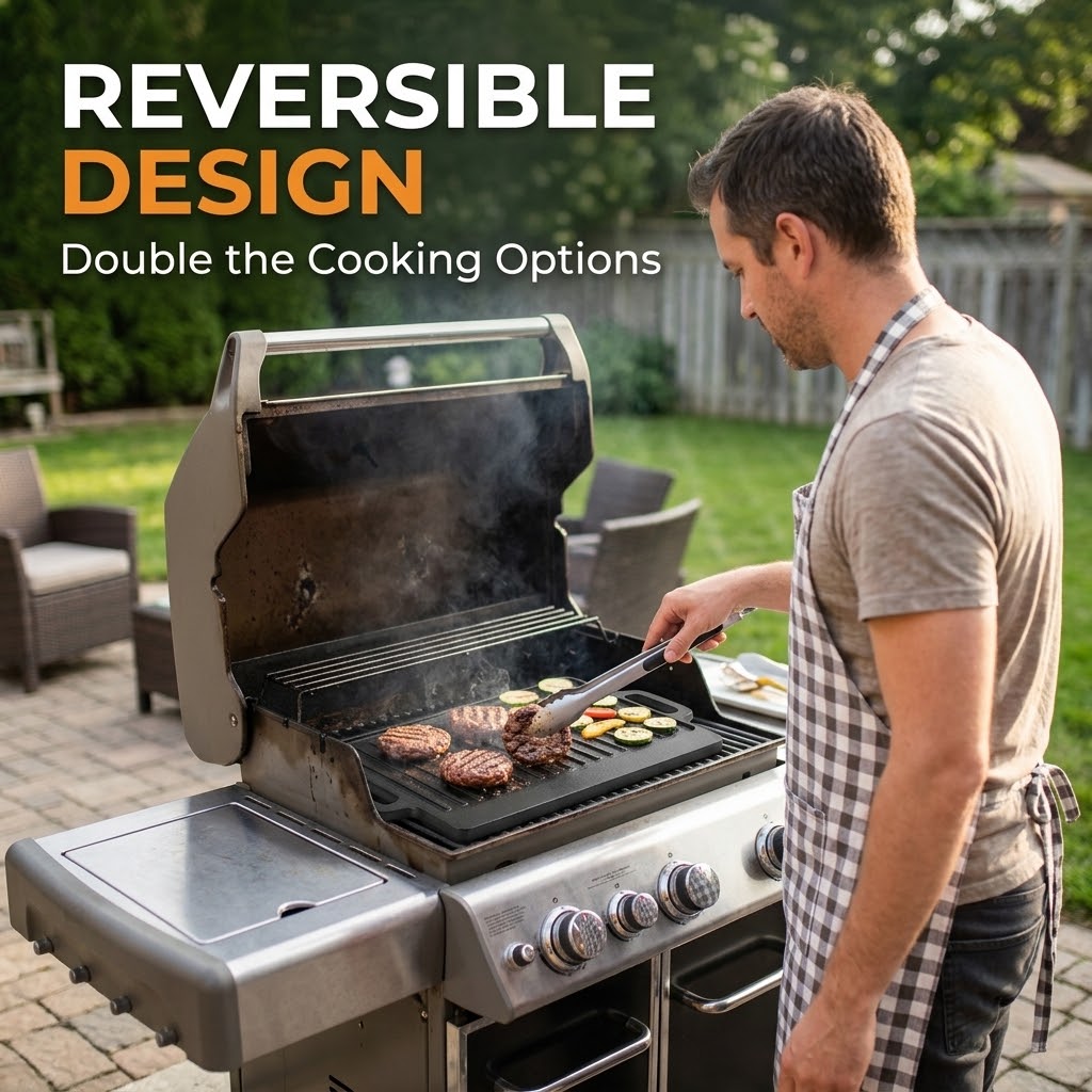 Cast Iron Campfire Griddle – Heavy-Duty Outdoor Cooking Plate