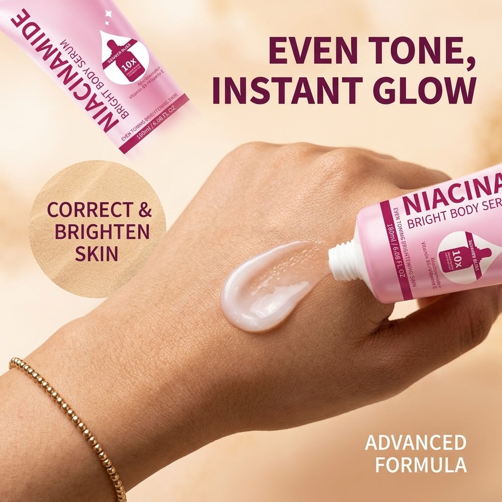Vitamin C Whitening Body Lotion – Day & Night Moisturizing Care for All Skin Types