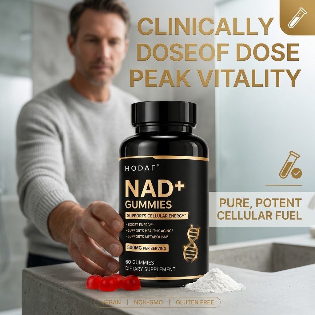 NAD+Gummies with Resveratrol – Daily Wellness and Cellular Energy Support