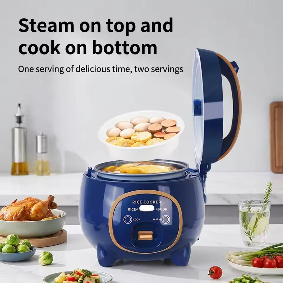 1.8L Mini Rice Cooker – 300W Non-Stick Electric Cooker