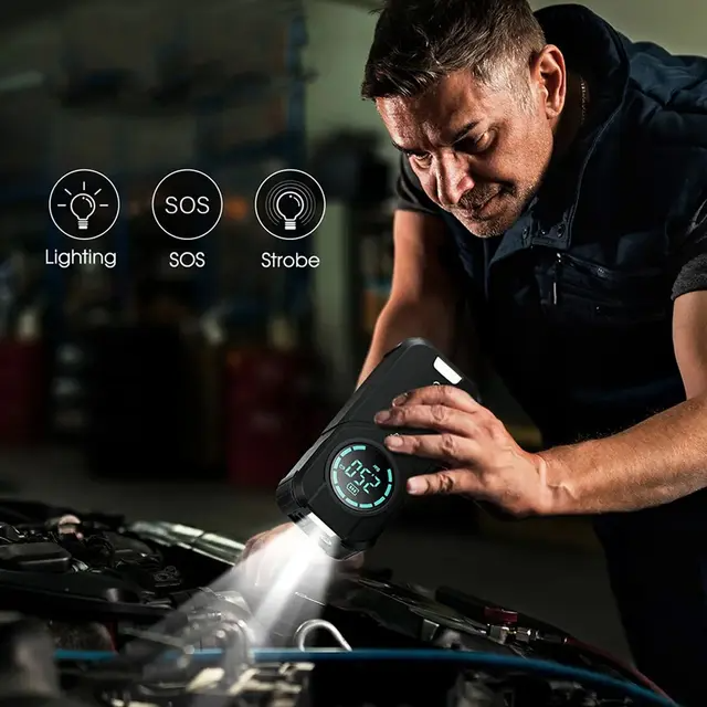 12V Car Jump Starter – Emergency Power Bank & Phone Charger