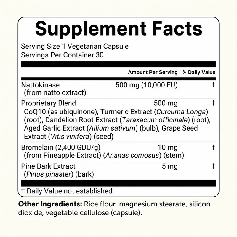 Nattokinase 10,000 FU – High-Potency Enzyme Supplement