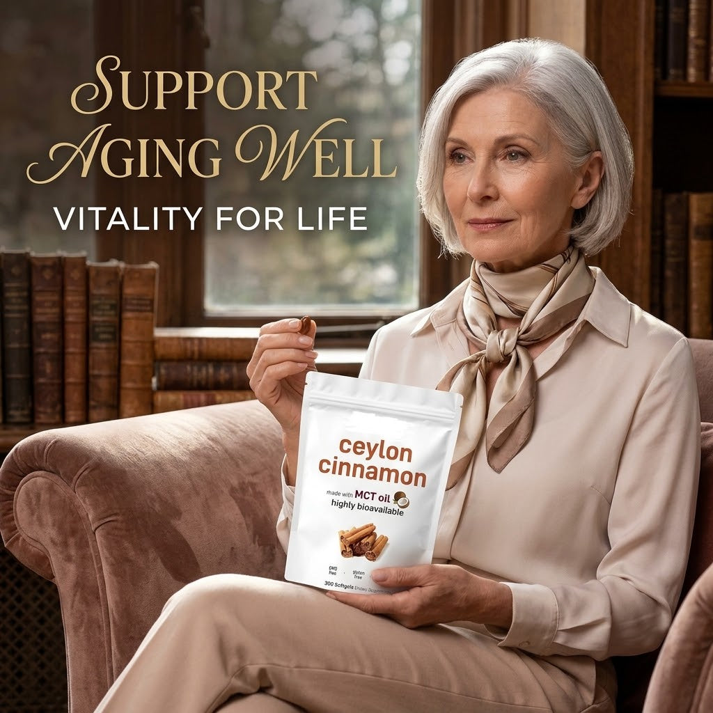Ceylon Cinnamon MCT Oil Softgels – Daily Wellness Support