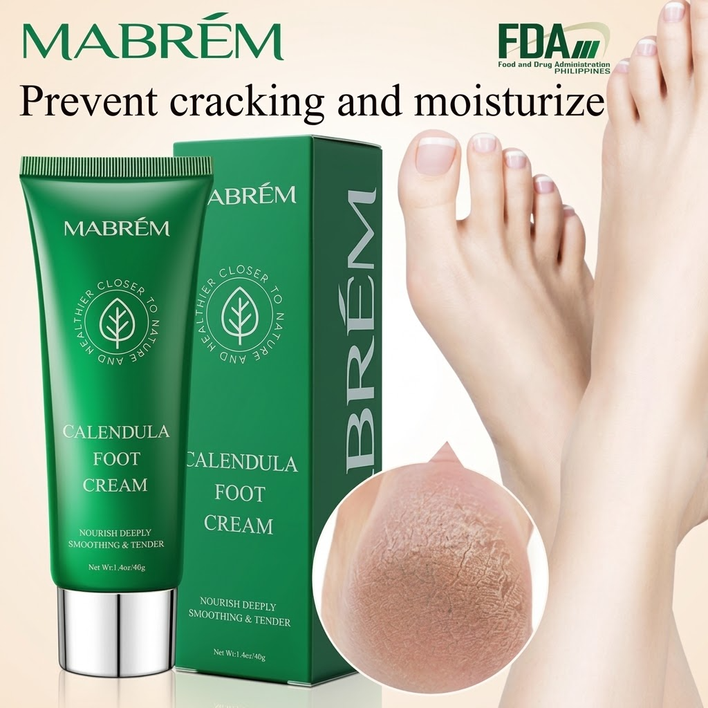 Calendula Foot Care Cream – Moisturizing Nourishing Cream for Dry & Cracked Feet
