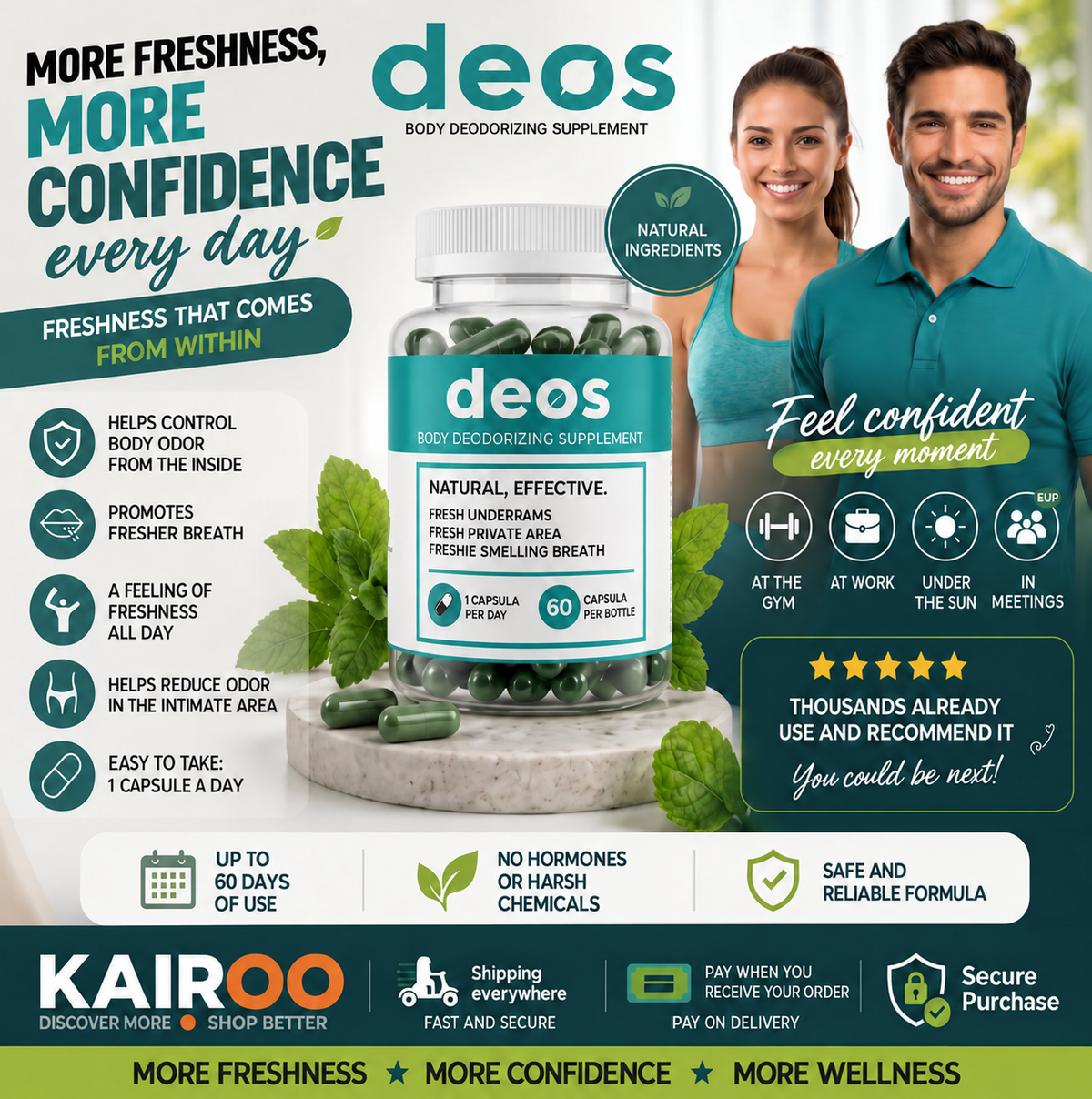 INTERNAL BODY DEODORANT