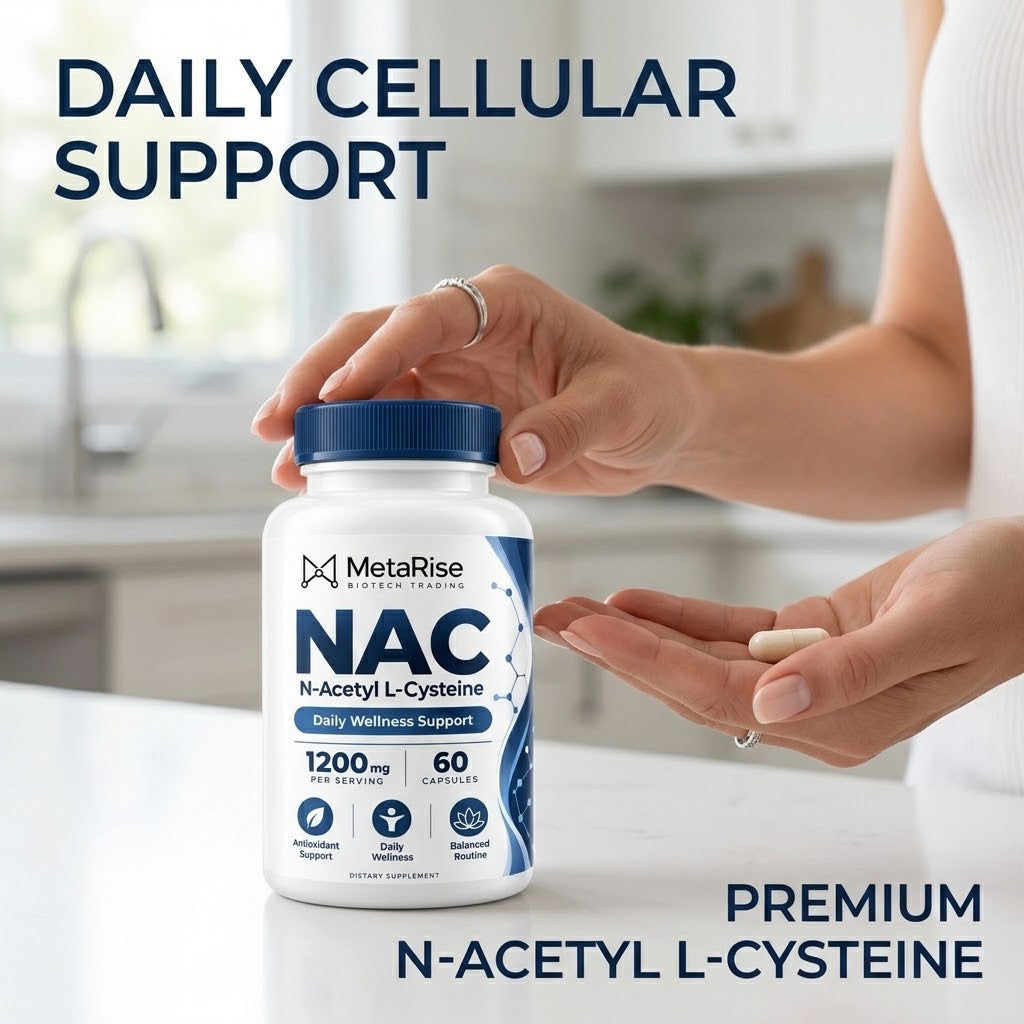 NAC Capsules – Glutathione Precursor & Antioxidant Support, 60 Count