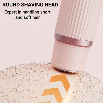 Portable Dual-Head Electric Shaver – Gradient Women’s Razor with ABS Body & Stainless Steel Blades