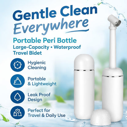Portable Peri Bottle – Large-Capacity Waterproof Travel Bidet