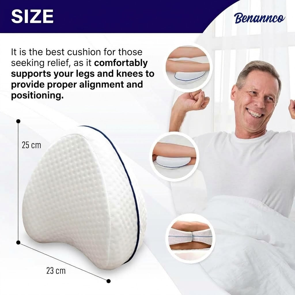 Leg Pillow Support Wedge – Comfortable Back, Hip, Knee & Leg Positioning Pillow