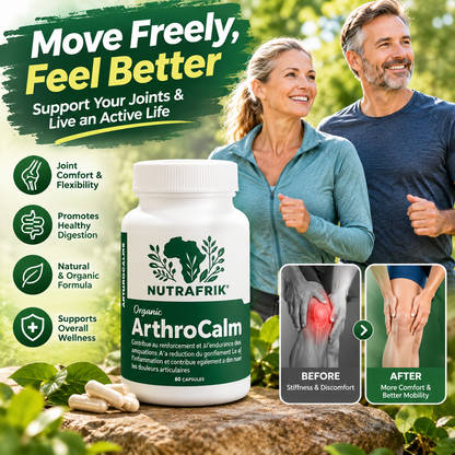 Organic ArthroCalm Capsules – Daily Digestive Wellness Supplement, 60 Count