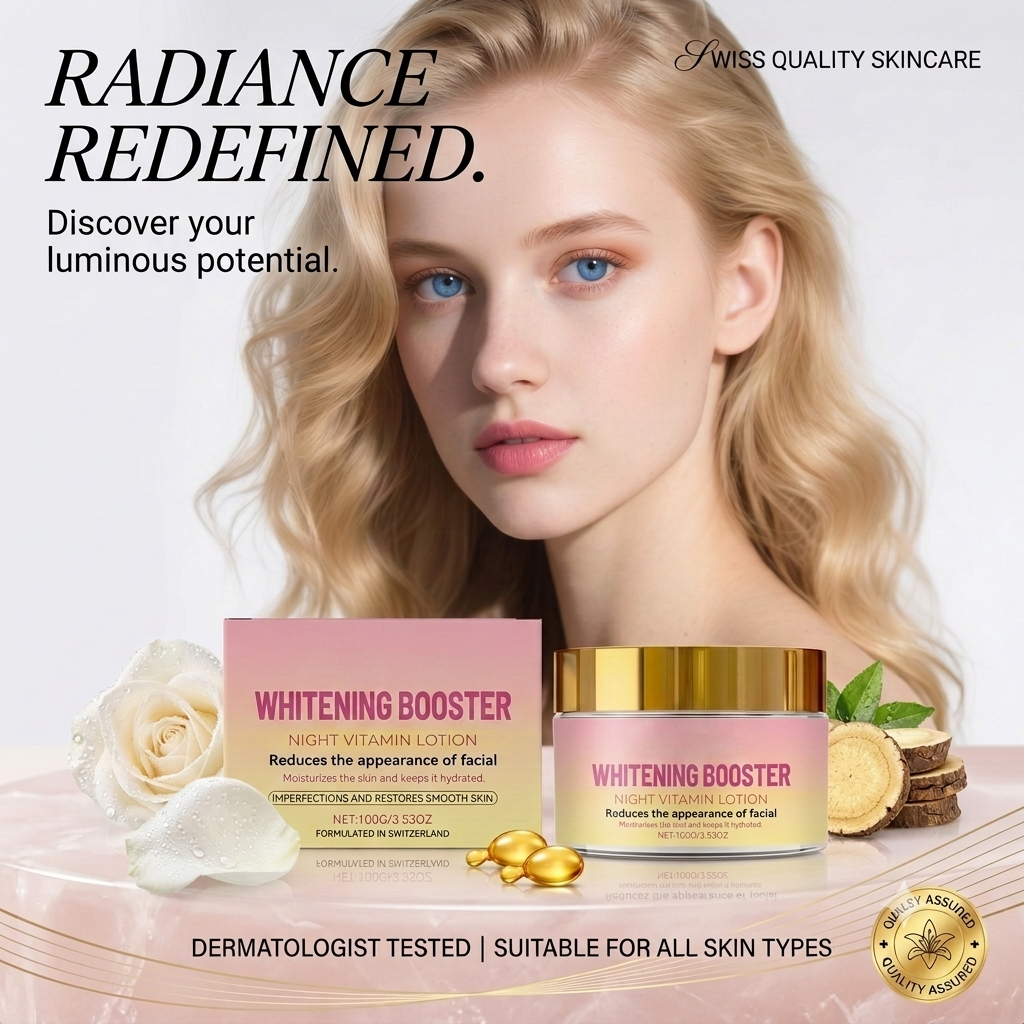 Night Whitening Vitamin Lotion Niacinamide Body Moisturizer