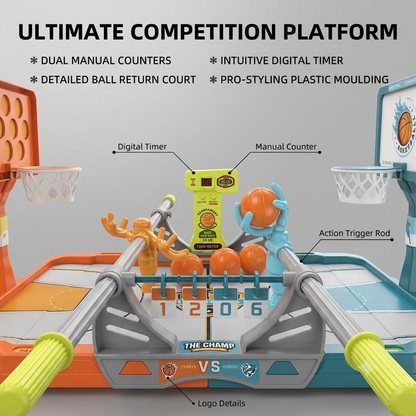 Interactive Kids Desktop Basketball Game for Indoor Fun