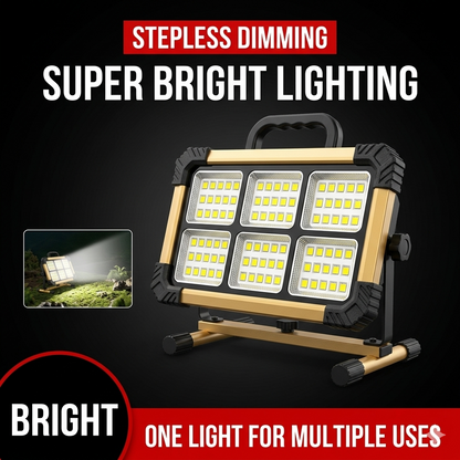 USB Rechargeable Outdoor Lamp with Remote Control & IP66 Waterproof Design