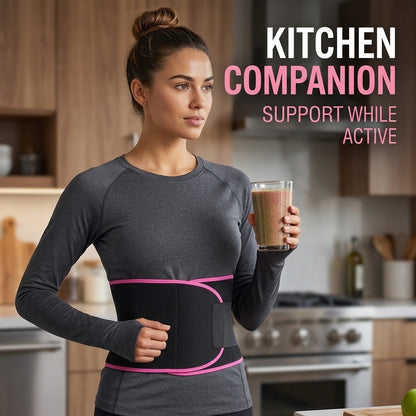 Women’s Sauna Sweat Waist Trainer – Fitness Tummy Support Belt for Workouts
