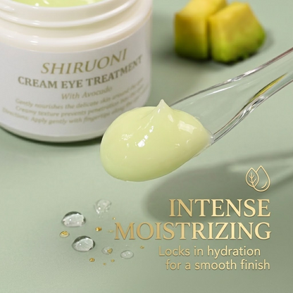 Vegan Avocado Eye Cream – Moisturizing &Brightening Eye Care for Fine Lines and Firm Skin