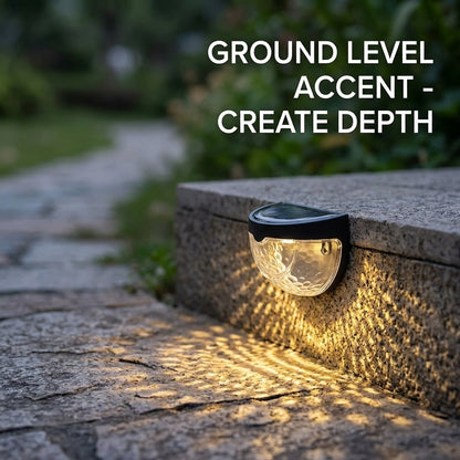Waterproof Solar LED Landscape Light – IP65 Outdoor Garden, Porch, Fence & Stair Lighting