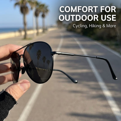 Men’s Classic Sports Sunglasses – UV-Resistant Eyewear for Driving, Cycling &amp; Outdoor Activities