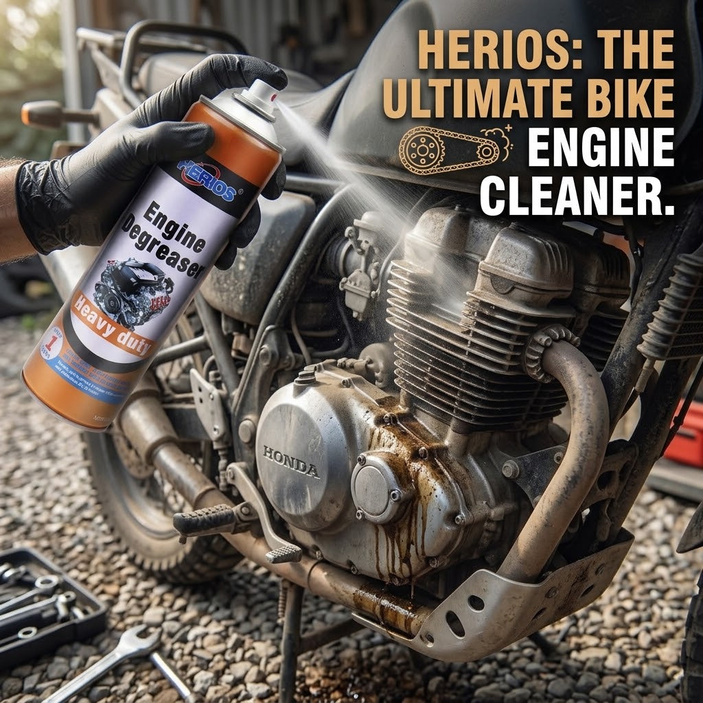 HERIOS Heavy-Duty Engine Degreaser – Auto Parts Cleaning Spray