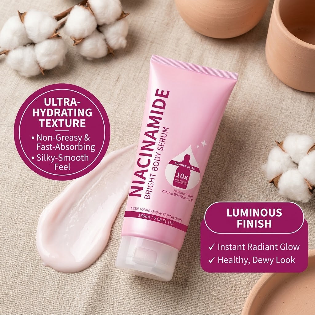 Vitamin C Whitening Body Lotion – Day & Night Moisturizing Care for All Skin Types