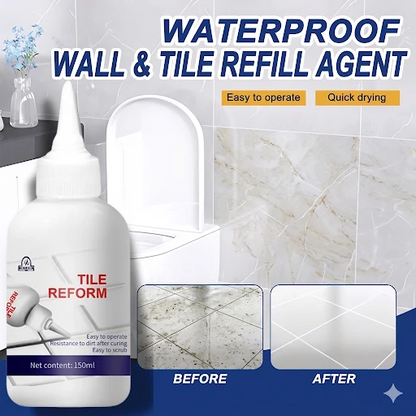 Waterproof White Tile Gap Sealant for Bathroom & Home Repairs