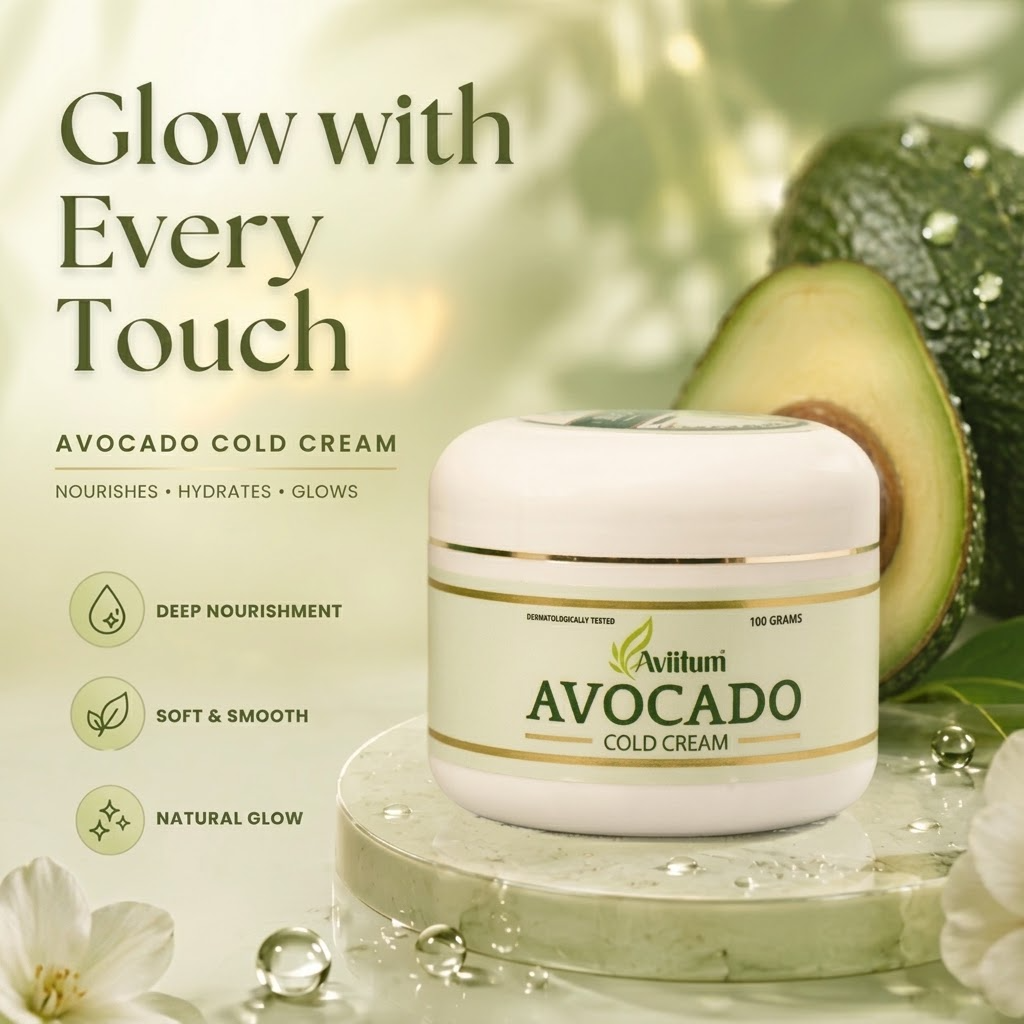 Vegan Avocado Eye Cream – Moisturizing &Brightening Eye Care for Fine Lines and Firm Skin