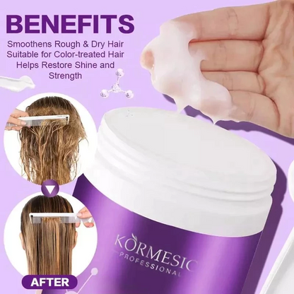 Keratin Hair Mask – Deep Repair & Moisturizing Collagen Conditioner for Dry Hair