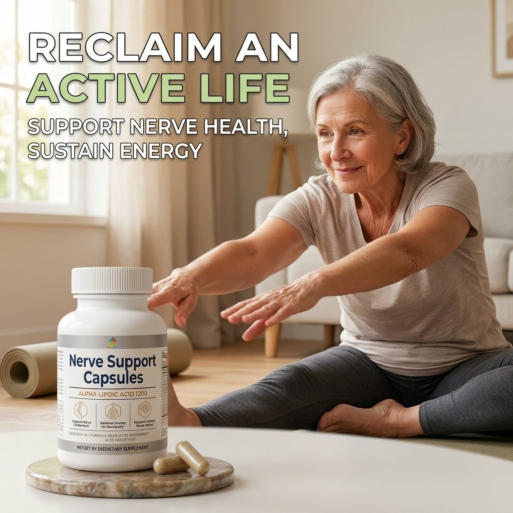Nerve Support Capsules – Antioxidant & Energy Support Supplement for Nerve Health
