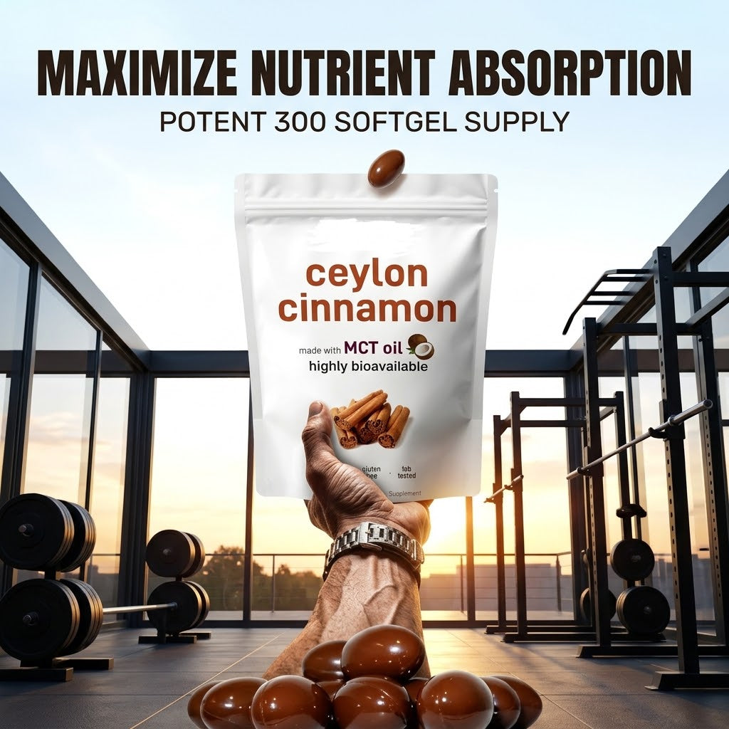 Ceylon Cinnamon MCT Oil Softgels – Daily Wellness Support
