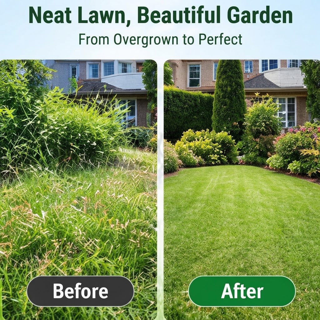 21V Cordless Lawn Mower – Portable Lithium Battery Garden Trimmer