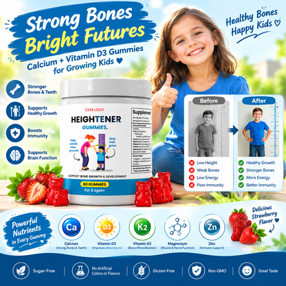 Sugar-Free Calcium & Vitamin D3 Gummies – Bone Health Support