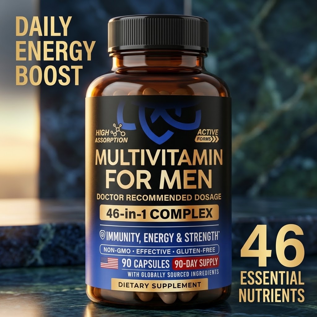 Multivitamin 46-Component Capsules – Vitamins, Minerals & Daily Energy Support