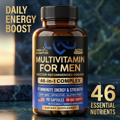 Multivitamin 46-Component Capsules – Vitamins, Minerals & Daily Energy Support