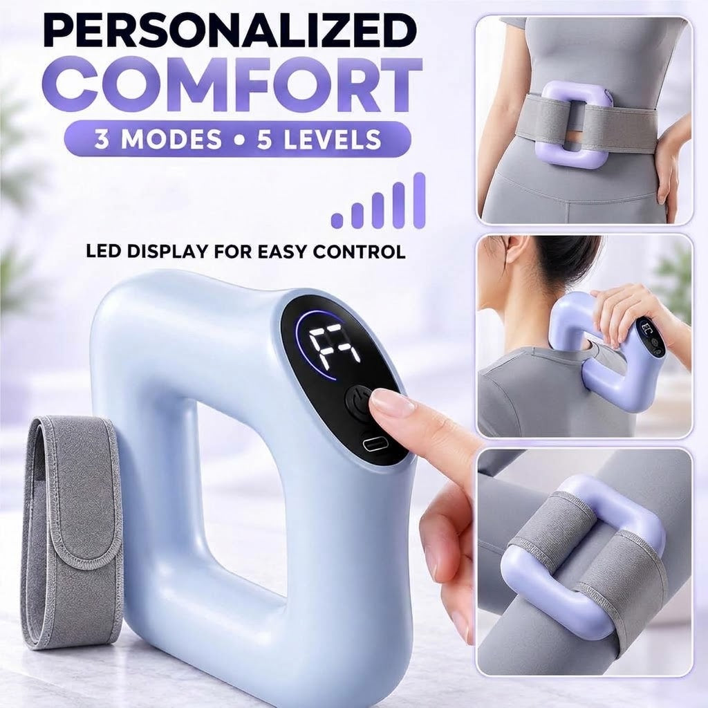 Electric Massage Ring with Belt – 5-Speed Body Massager