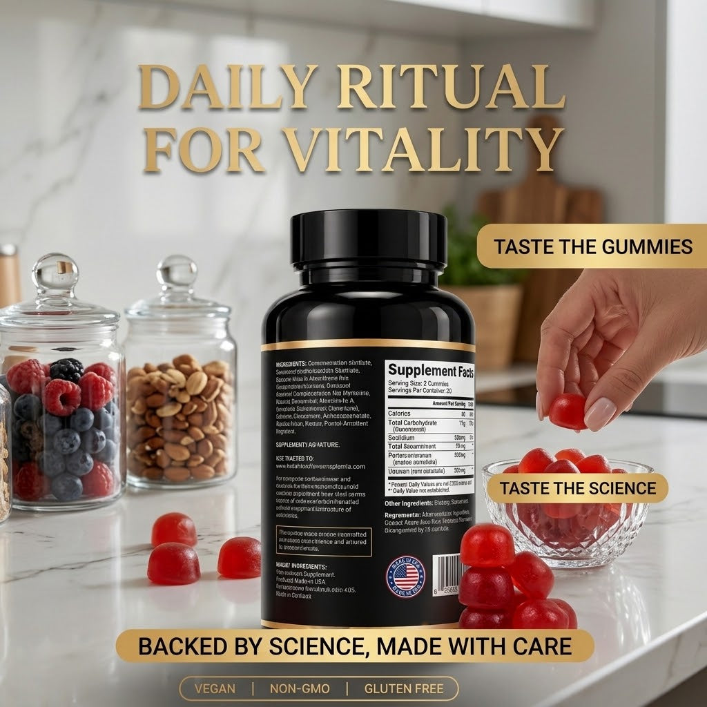NAD+Gummies with Resveratrol – Daily Wellness and Cellular Energy Support