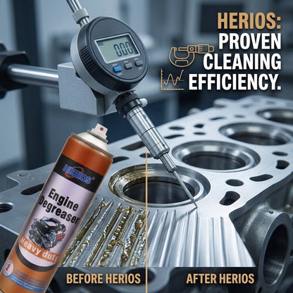 HERIOS Heavy-Duty Engine Degreaser – Auto Parts Cleaning Spray