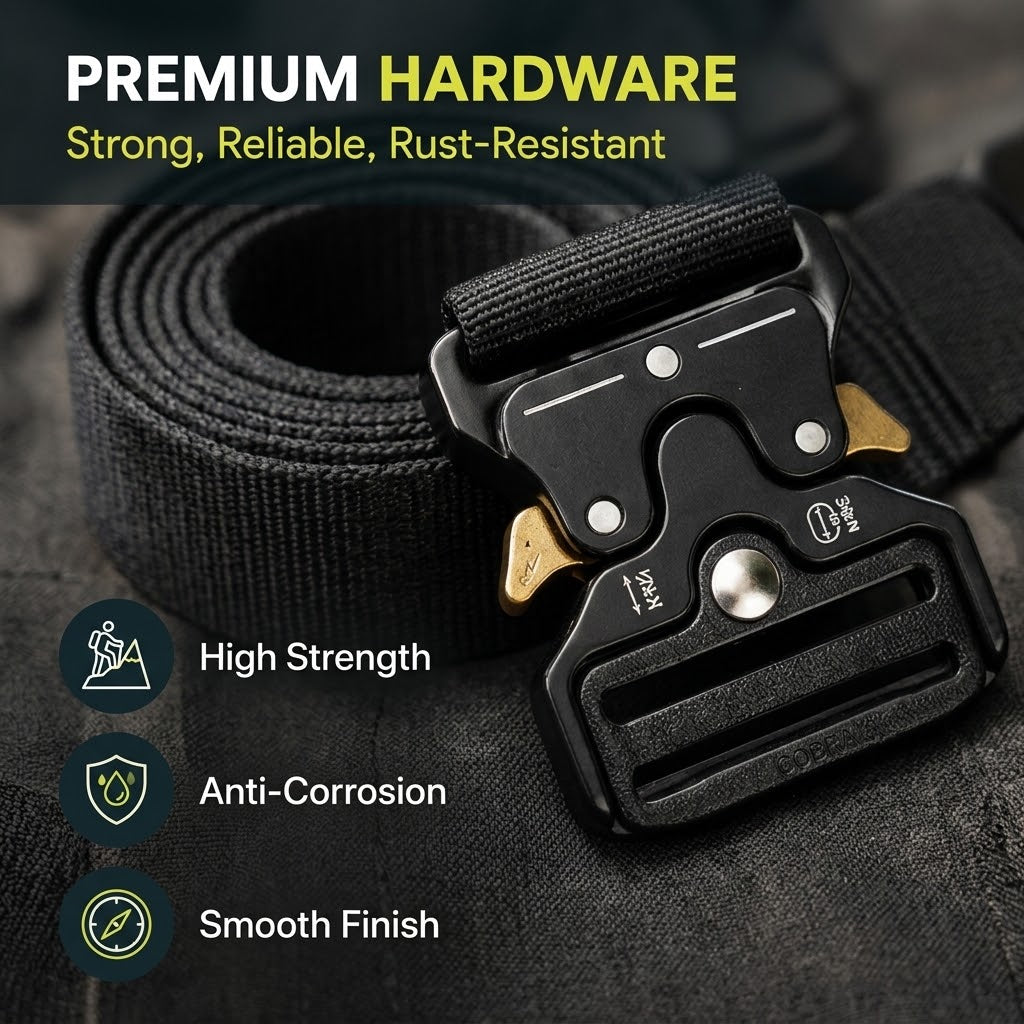 Men’s Adjustable Heavy-Duty Belt – Everyday Wear