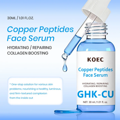 GHK-Cu Copper Peptide Serum – Anti-Aging, Hydrating, Firming & Brightening Facial Care