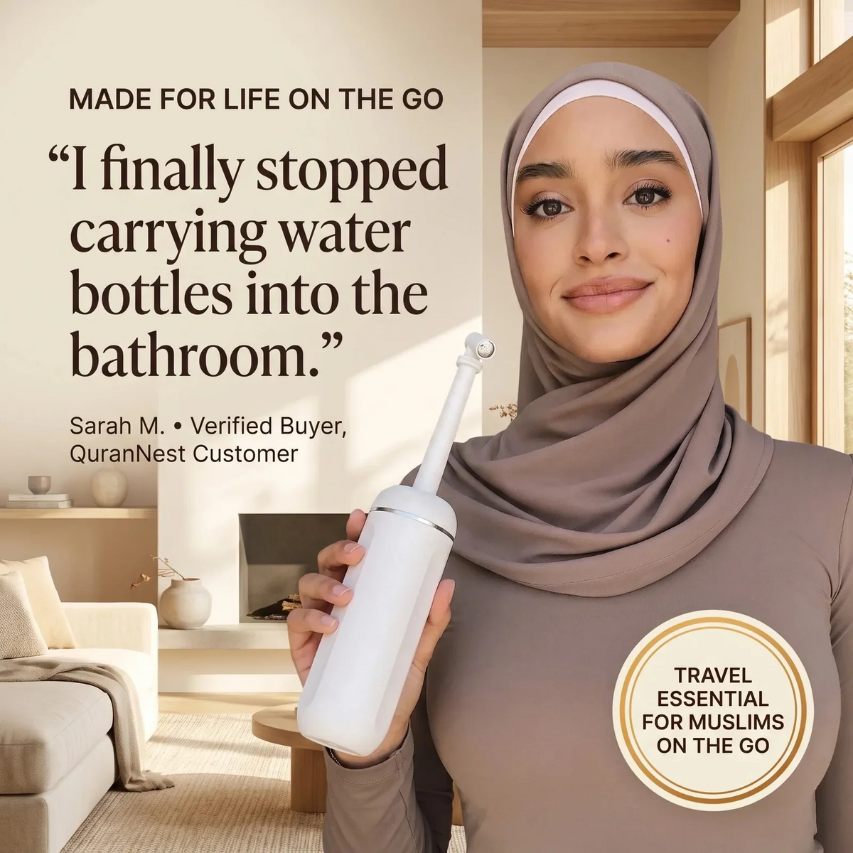 Portable Peri Bottle – Large-Capacity Waterproof Travel Bidet