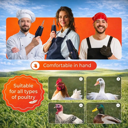 Rechargeable Poultry Electric Depilator – Automatic Feather Removal Tool