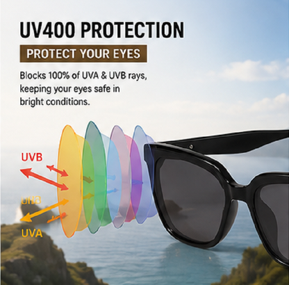 Luxury Large Square Sunglasses – Simple Designer-Style Fashion Shades