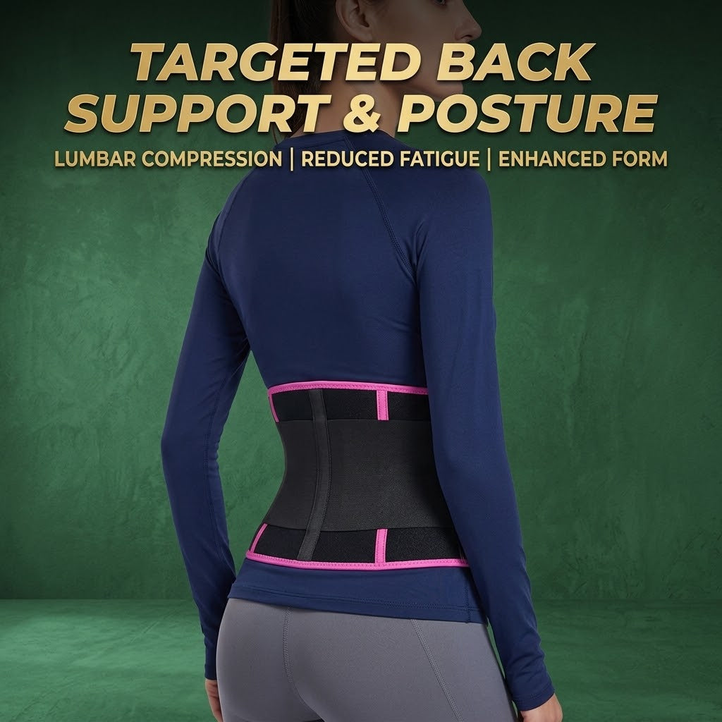 Women’s Sauna Sweat Waist Trainer – Fitness Tummy Support Belt for Workouts