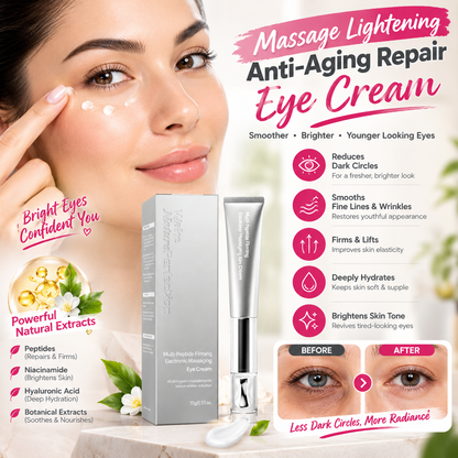 Electronic Massaging Eye Cream – Anti-Aging, Brightening, Firming & Dark Circle Care