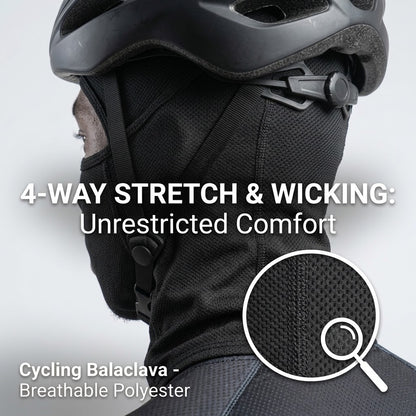 Cycling Balaclava Face Mask – Breathable Polyester Full Face Cover