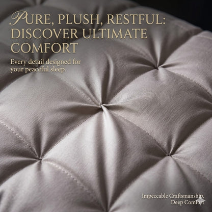 Hilton-Style Twisted Bread Pillow – Luxury Hotel-Inspired Neck Support Pillow (48 × 74 cm)