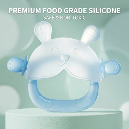 BPA-Free Silicone Baby Teether – Easy-Grip Rabbit Design