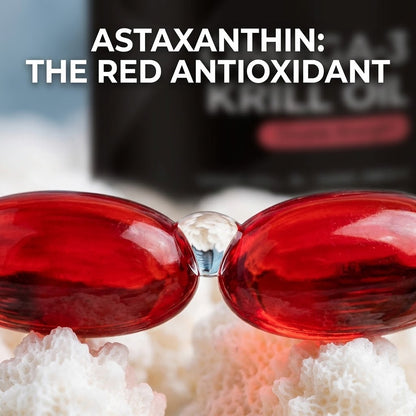 Krill Oil Softgels – Omega-3 EPA DHA with Astaxanthin