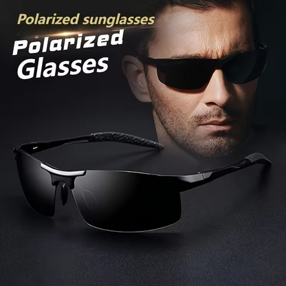 Polarized Half-Frame Sports Sunglasses – UV400 Outdoor Fishing &amp; Driving Eyewear Unisex