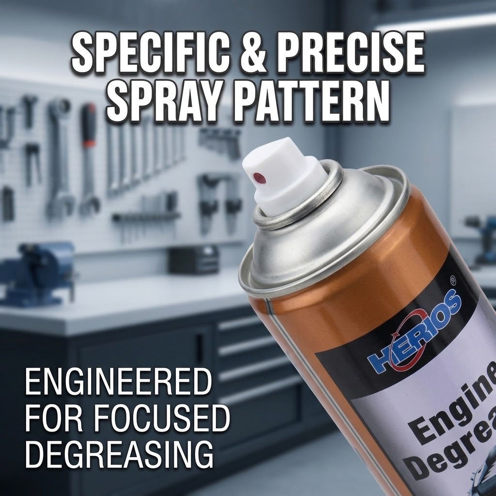 HERIOS Heavy-Duty Engine Degreaser – Auto Parts Cleaning Spray