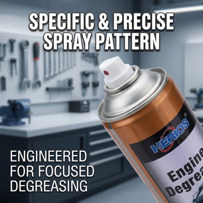 HERIOS Heavy-Duty Engine Degreaser – Auto Parts Cleaning Spray