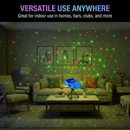 Mini Laser Stage Light Projector – Party & Home DJ Lighting